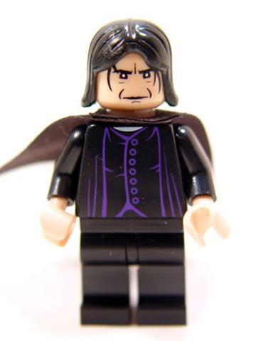LEGO Minifigure-Professor Snape, Flesh Head-Harry Potter / Order of the Phoenix-hp082-Creative Brick Builders